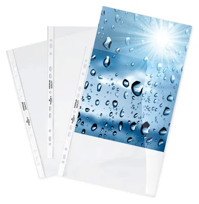 Image de DURABLE 999111197 50x Prospekthüllen Premium glasklar glatt