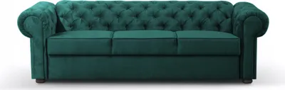Produktbild von ELEGANTES VALENTINO 3-SITZER-SOFA (Dunkelgruen - Kronos 19)