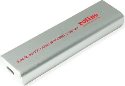 Produktbild von ROLINE Externes SSD-Gehäuse, M.2, NVMe zu USB 3.2 Gen 2 Typ C