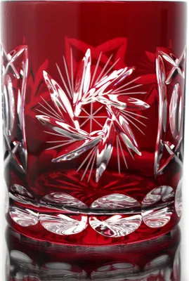 Produktbild von Whiskyglas Schleuderstern 280ml rot