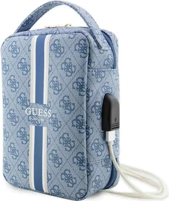 Image de Guess Torba Guhbp4Rpsb Organizerniebieski/Bleu 4G Printed Stripes