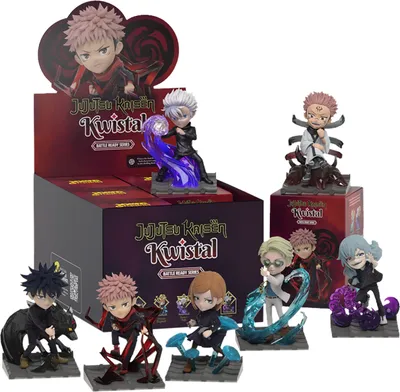 Produktbild von Mighty Jaxx Kwistal Jujutsu Kaisen Battle Ready Series Figur 6 Einheiten    One Size