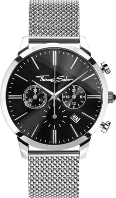 Produktbild von THOMAS SABO Herrenuhr Rebel Chronograph WA0245-201-203