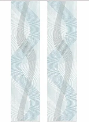 Produktbild von 055397 2er-Set Schiebegardinen VALESI, blau, 260*60