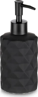 Produktbild von Vilde | Seifenspender aus Glas - Schwarz - 330 ml - Pump spender - Spülmittelspender