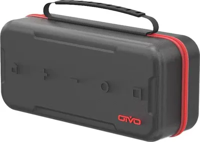 Image de Pour Nintendo Switch 2 Housse de transport avec support Noir Rouge