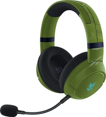 Produktbild von Razer Kaira Pro Halo Infinite Edition - Kabellose Gaming Kopfhörer für Xbox Series X / S + Xbox One + PC und Smartphone (Wireless Headset, Bluetooth, 50-mm-Treiber) Grün, Black