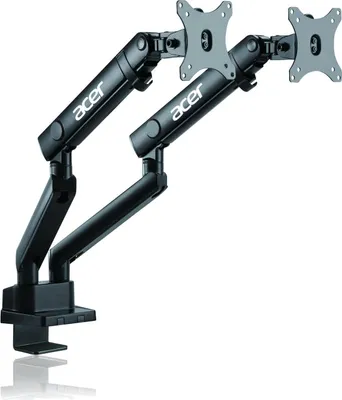 Productafbeelding van Acer LC.MON11.002 Monitorbeugel, zwart, voor 2 monitoren, met tafelklem