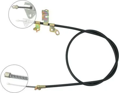 Produktbild von A.B.S. Handbremsseil Seilzug Feststellbremse für TOYOTA Yaris Schrägheck (P1) Hinten Rechts K19508