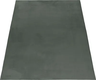 Produktbild von Teppich Läufer Wohnzimmer Grün 80x150 Unicolor - Einfarbig aus Polyester