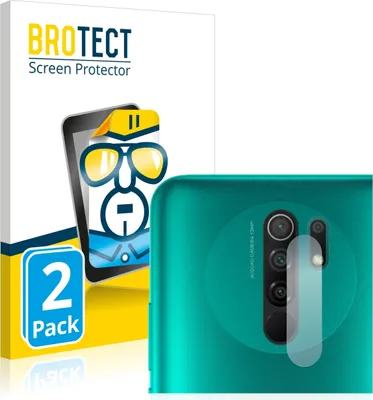 Produktbild von 2x Für Xiaomi Redmi 9 (NUR Kameraschutz) Schutzfolie BROTECT Displayschutz Display Schutz Folie Klar Transparent