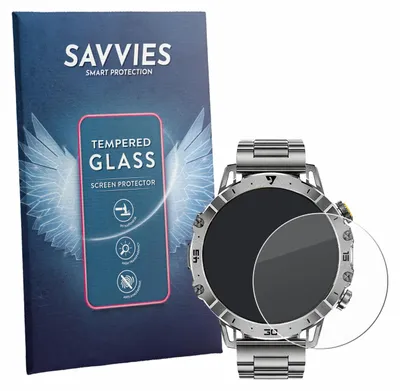 Produktbild von Savvies Schutzglas für LIGE EF18 1.7" Displayschutz 9H Glas klar transparent