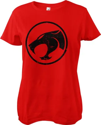 Produktbild von Thundercats Washed Logo Girly Tee - Medium - Red
