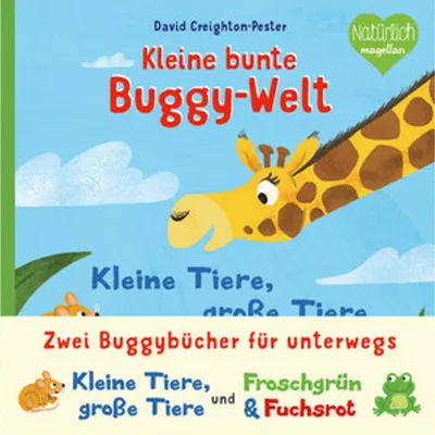 Produktbild von Kleine bunte Buggy-Welt - Kleine Tiere, Große Tiere & Froschgrün & Fuchsrot
