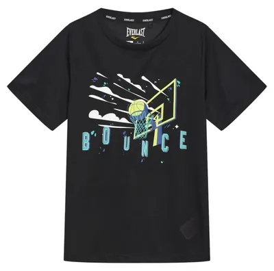 Productafbeelding van Everlast - T-shirt voor kinderen, ronde hals, model GT27776 (128) (zwart)