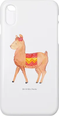 Produktbild von Mr. & Mrs. Panda Iphone 10 Handyhülle Alpaka Stolz - Weiß - Geschenk, Handy, Lama, Cover, X, Hülle