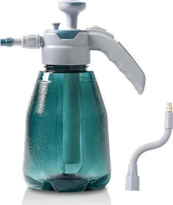 Immagine prodotto di Flacone spray a pompa da 2 litri, blu, con beccuccio regolabile per il giardino