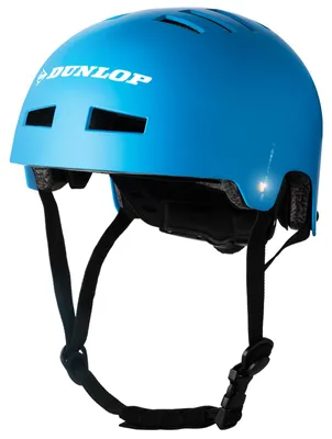 Produktbild von DUNLOP SPORTS Fahrradhelm Kinder Jugendliche Erwachsene - Test  - Leichter robuster Urban Allrounder Helm, 14 Fach belüftet, Schnellverschluss, Auto Kopfanpassung BLAU, Gr. L