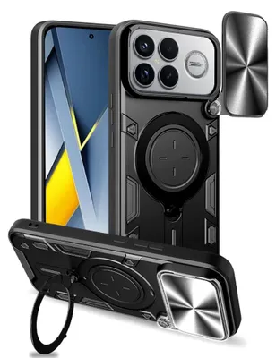 Obrázok produktu pre Techsuit - CamGuard Pro puzdro s krytom fotoaparátu pre Xiaomi Poco F8 Ultra - čierne