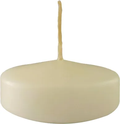 Productafbeelding van 28 drijvende kaarsen - diameter 5 cm - 5,5 uur brandduur - kleur crème - Cereria Di Giorgio
