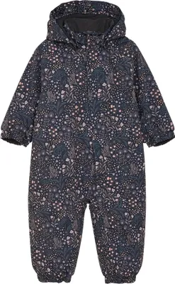 Produktbild von COLOR KIDS Baby Coverall - AOP Phantom 104