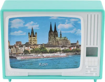 Produktbild von Gucki - Klick-Fernseher - Kölner Sehenswürdigkeiten - Köln - hellgrün