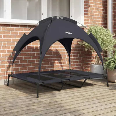 Produktbild von Möbel Hundebett Schwarz 122 x 93 x 106,5 cm Stahl - Hundebetten &44594