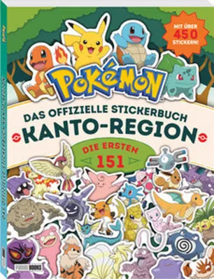 Obrázok produktu pre Pokémon: Das offizielle Stickerbuch Kanto-Region - Die ersten 151