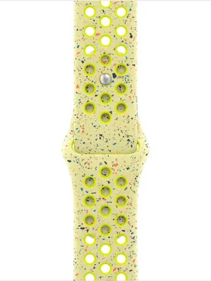 Immagine prodotto di Apple MGA94ZM/A accessorio indossabile intelligente Band Giallo Alluminio, Fluoroelastomero