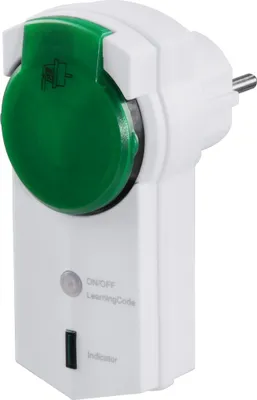 Produktbild von Hama 00121954, IP44, Grün, Weiß, 1 AC-Ausgänge, 3500 W, 230 mm, 140 mm