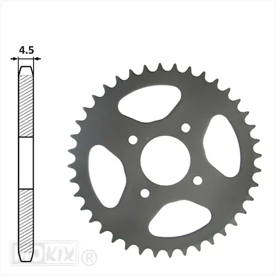 Produktbild von IGM Kettenrad 415, 42,5mm 4L 43Z für Sachs / Hercules / Prima5