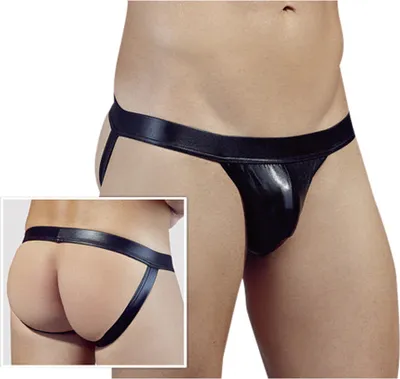 Obrázek produktu pro Svenjoyment - y pánské kalhotky Jockstrap s elastickými pásky Black L
