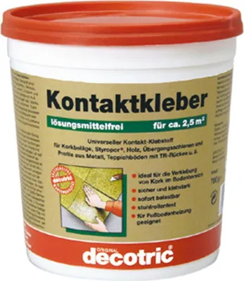 Produktbild von Kontaktkleber Korkkleber Styroporkleber Holzkleber - 700g - decotric