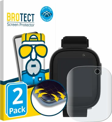 Produktbild von 2x BROTECT Fullscreen Schutzfolie für Xplora X6 Play 2022 (1. Generation) Displayschutz Folie Fullcover Matt Entspiegelungsfolie