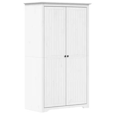Zdjęcie produktu dla vidaXL Szafa BODO biała 99x53,5x173 cm lite drewno sosnowe