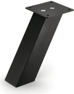 Produktbild von Barkonsole 60° KRETA 1 schräg, Höhe 170 mm, schwarz matt