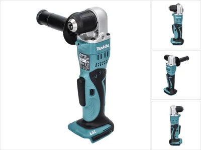 Obrázok produktu pre Makita DDA351Z, Pravouhlá vŕtačka, Rýchloupínanie, Čierna, Zelená, 1 cm, 2,5 cm, 1 cm