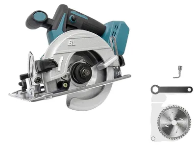 Image de Scie circulaire, moteur sans balai, fonctionnement sans fil, pas de batterie