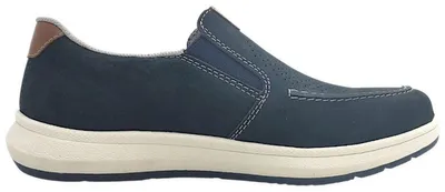 Imagen del producto de Zapatos de hombre Rieker, tipo zapatillas, color azul, para uso casual