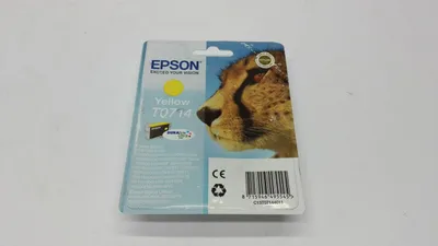 Produktbild von Epson Cheetah Singlepack Yellow T0714 DURABrite Ultra Ink, Gelb, Tinte auf Pigmentbasis, 1 Stück(e)
