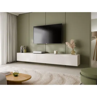 Produktbild von MONCLERO GF1 | TV Lowboard Set SANTI 4 Kaschmir Matt
