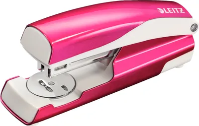 Produktbild von Leitz NeXXt 23.10.5502, 30 Blätter, Metallisch, Pink, 24/6, Metall, Kunststoff, 80 g/m², 4 cm