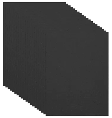 EVA-Schaumstoffplatten, 20 Stück, 30x10 cm, 1 mm, schwarz