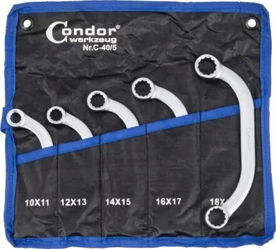 Produktbild von Condor werkzeug Starter- / Blockschlüsselsatz 40-5 Chrom-Vanadium-Stahl