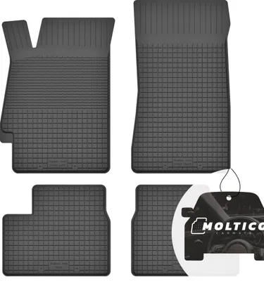 Produktbild von Gummimatten mit Rand Auto Fußmatten Gummi Automatten Passgenau 4-teilig Set - passend für Peugeot 406 1995-2004