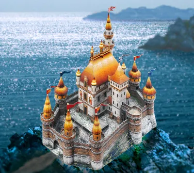 Image de Planche de Schreiber Modélisme carton Château d'or