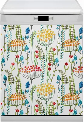 Obrázek produktu pro Magnetická fólie do myčky kuchyňská magnetická podložka 60x70 cm dekor myčka - Colourphul Meadow