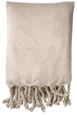 Produktbild von Dutch Decor Wohndecke Flanell-Fleece Florijn 150x200 cm Beige