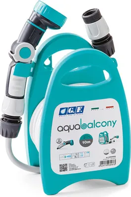 Image de Kit Mini Support Tuyau Aquabalcony Arrosage Compact Balcon 10m - Edm