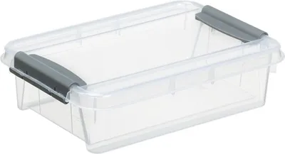 Produktbild von plast team Aufbewahrungsbox PROBOX 0,9 Liter transparent
